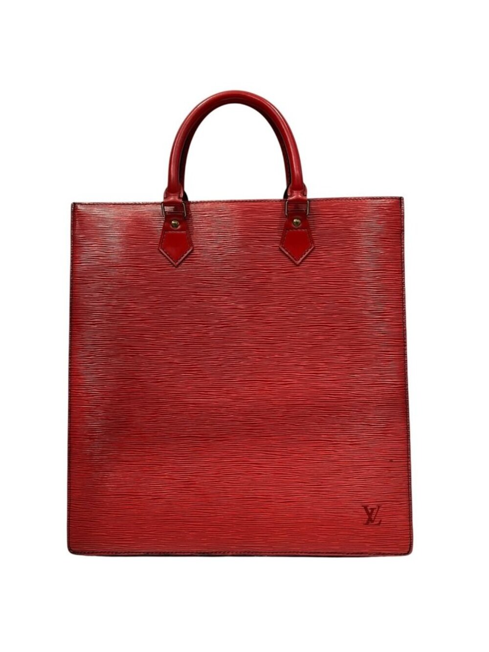 Louis Vuitton Sac Plat Epi Handbag Leather